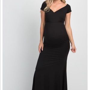 Black maternity dress size small